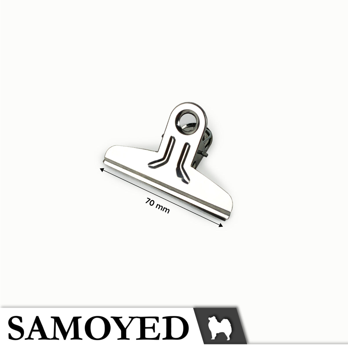 Bulldog Clip Samoyed BLCL-L070