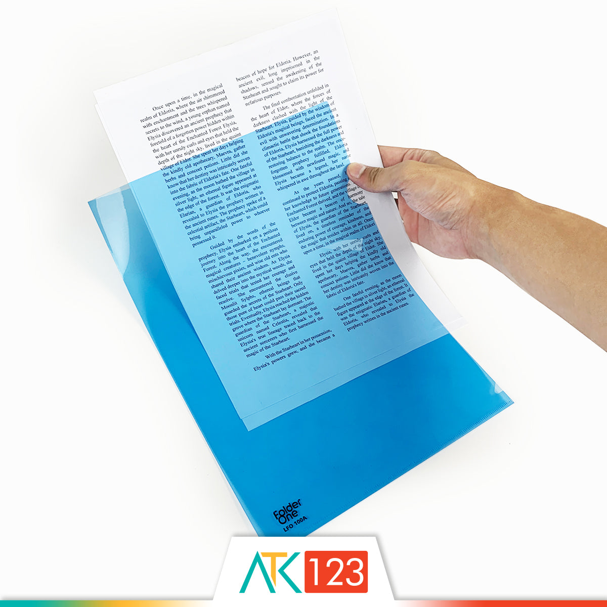 Map L A4 Folder One