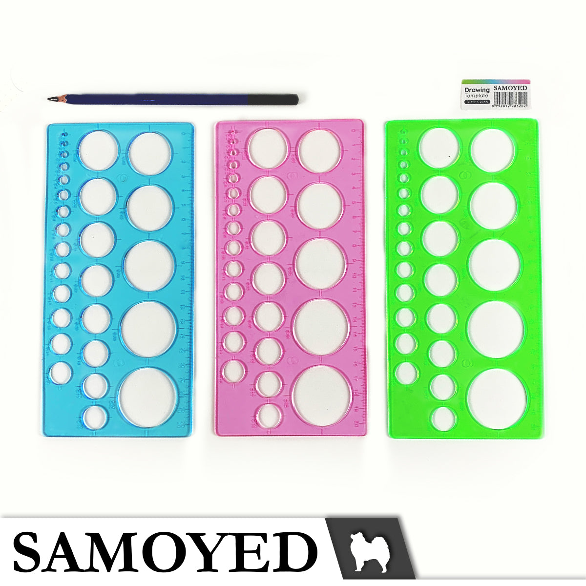 Drawing Template Samoyed DTMP-C2088