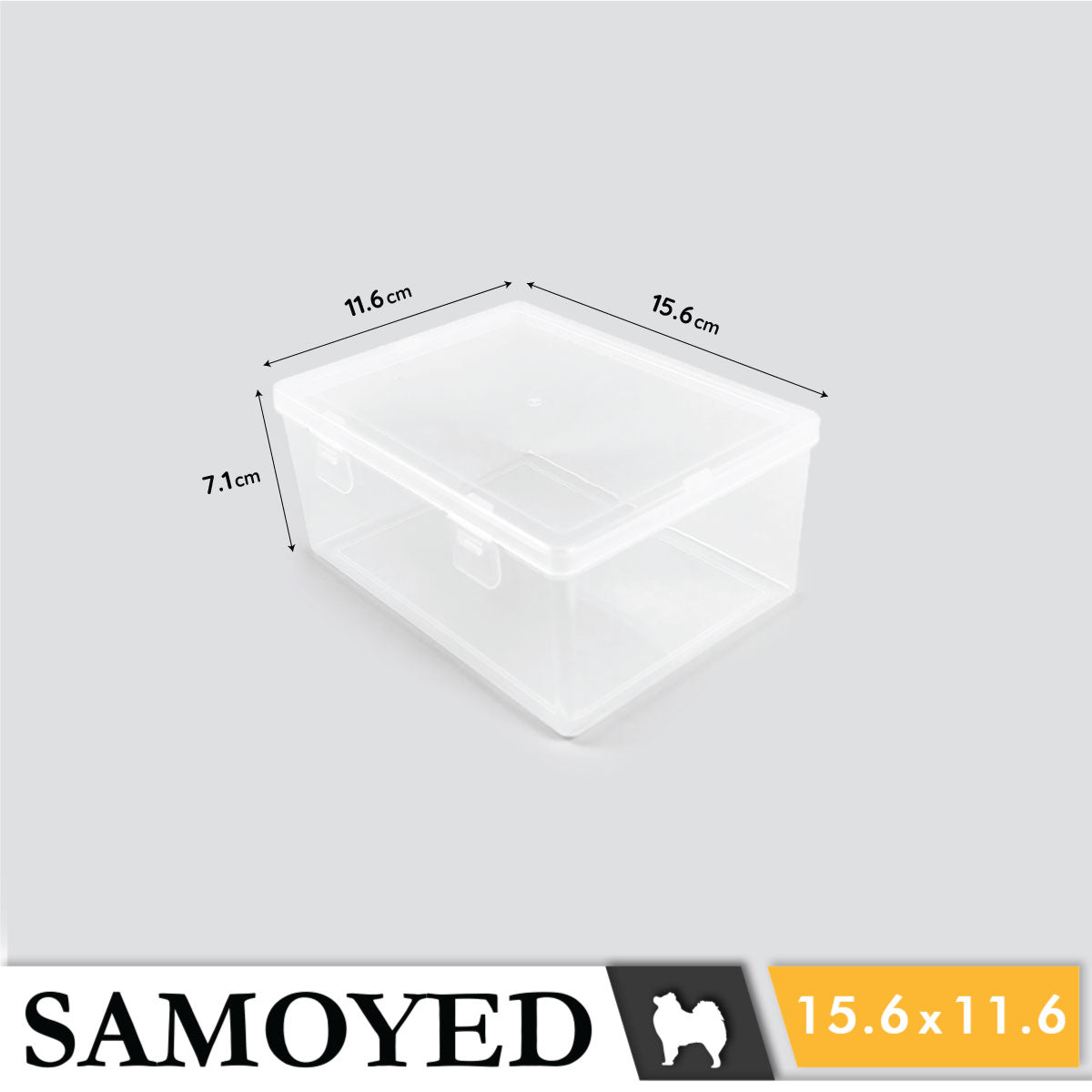 Plastic Box Samoyed SW 156 x 116 x 71 mm