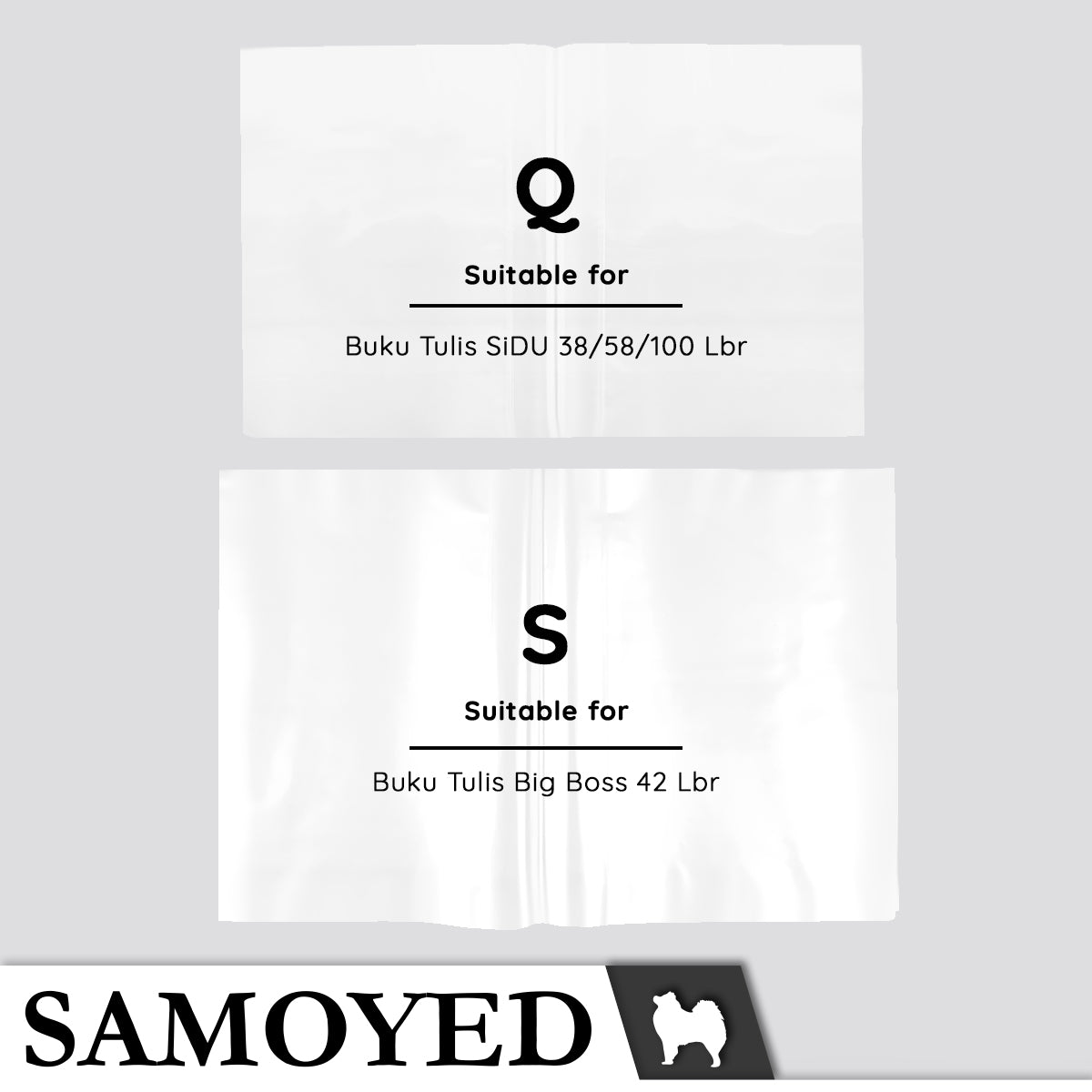 Book Covers Samoyed BKCV-PS 100 Sheets