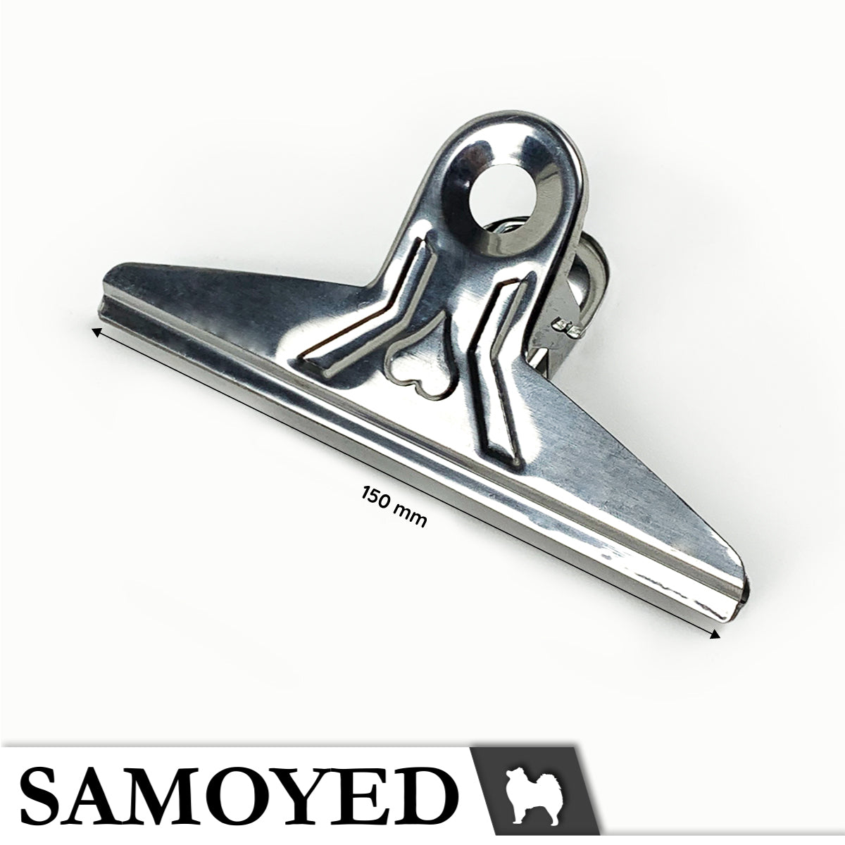 Bulldog Clip Samoyed BLCL-L150