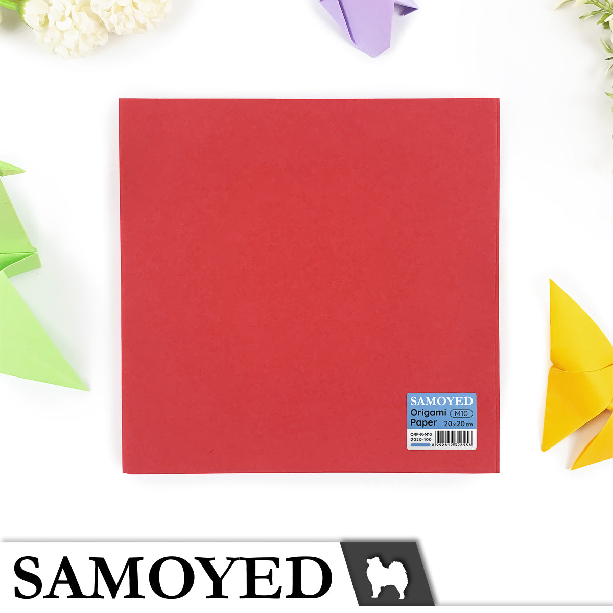 Origami Paper Samoyed ORP-R 20 x 20 cm 100 Sheets