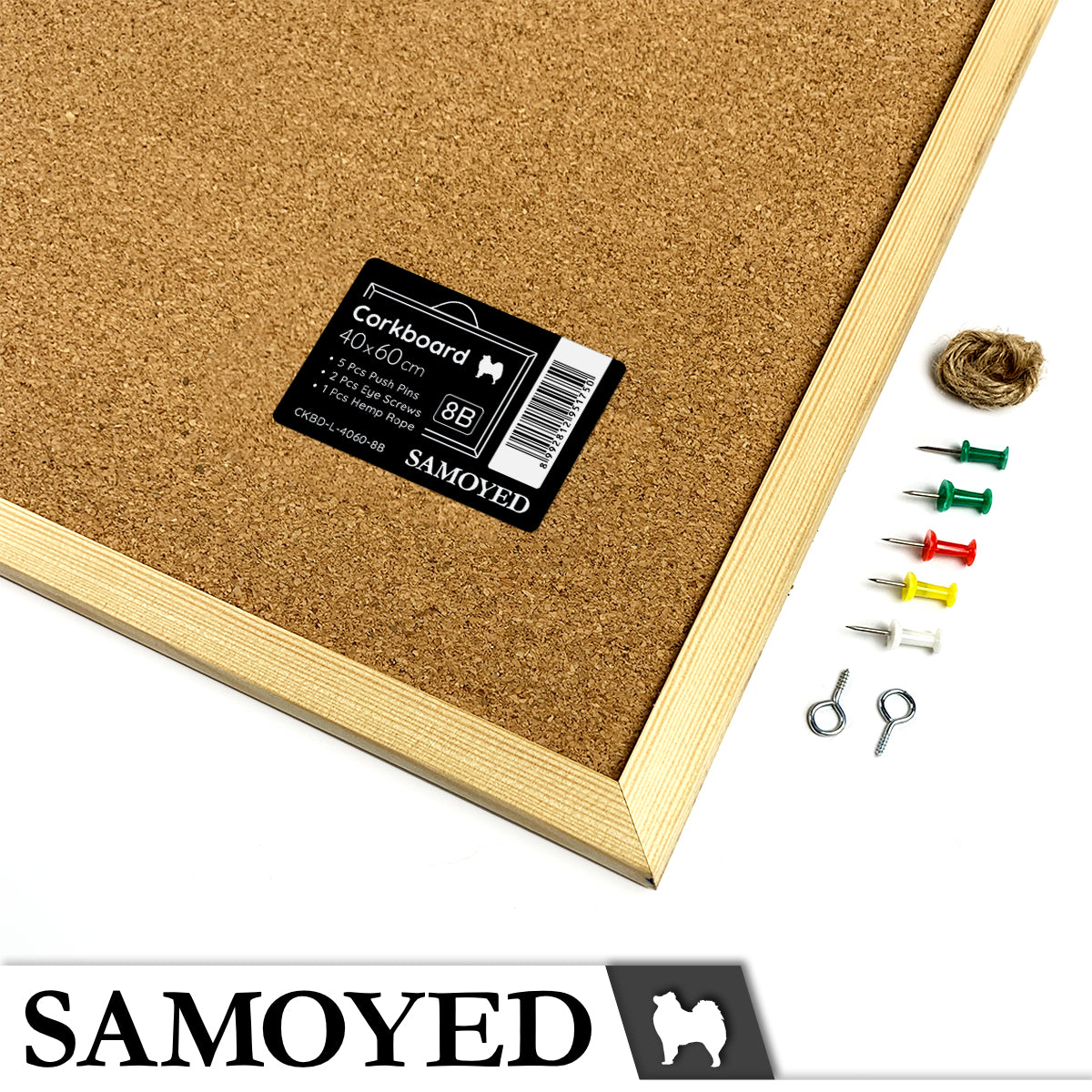 Corkboard Samoyed CKBD-L 40 x 60 cm