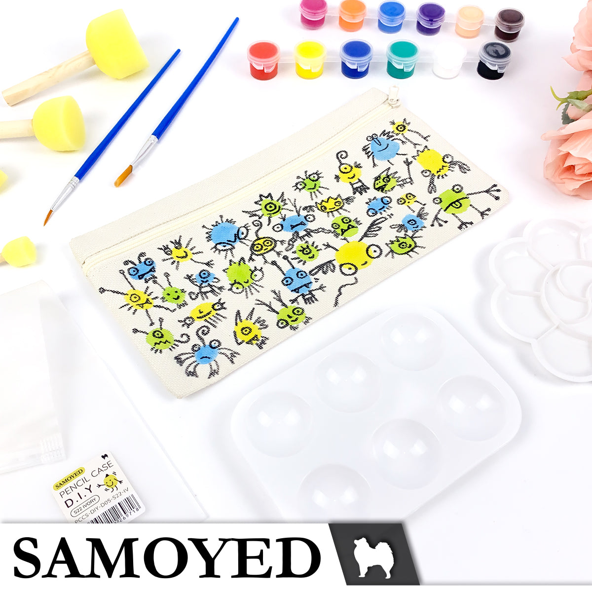Pencil Case DIY Samoyed PCCS-DIY-D05