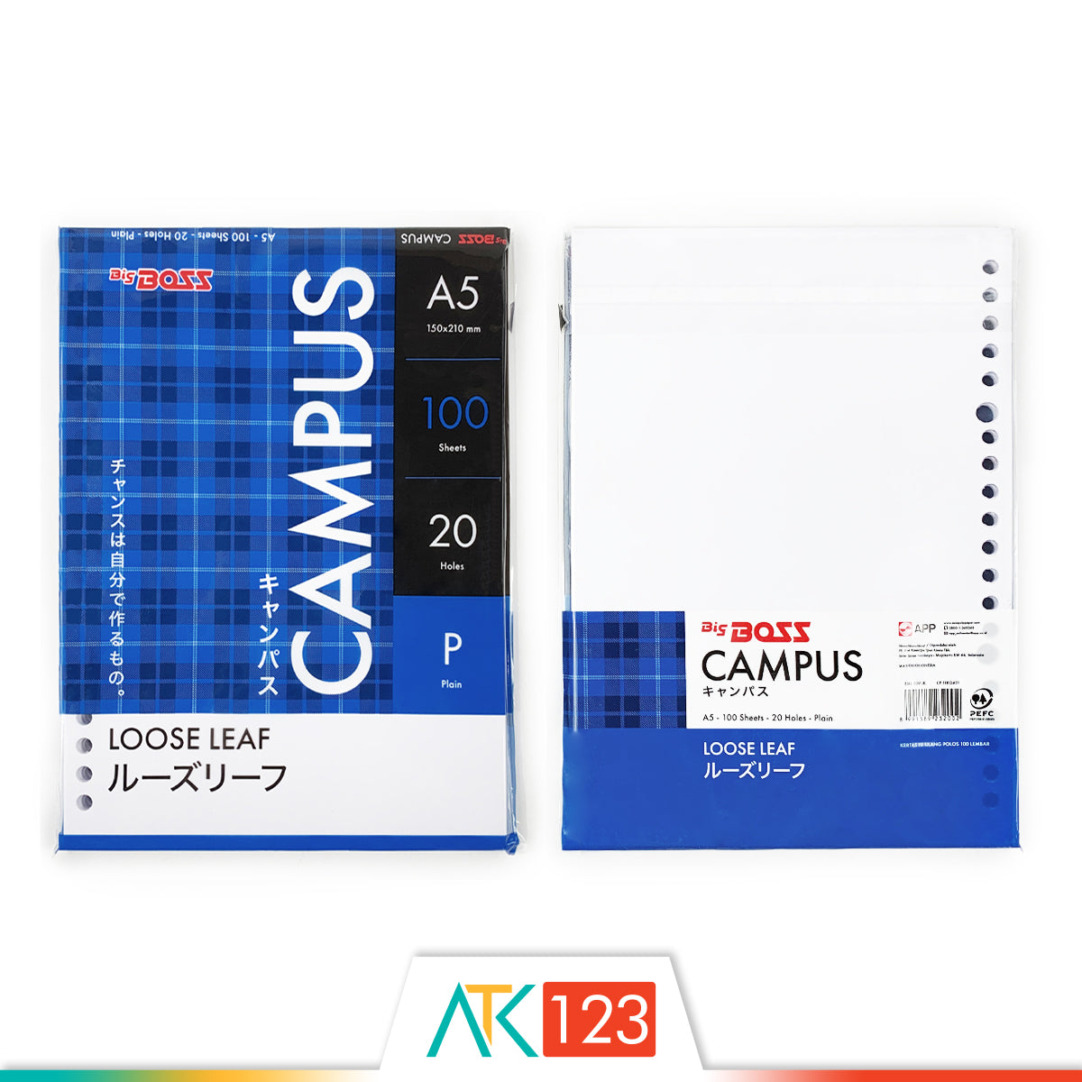 Loose Leaf Big Boss A5 100 lbr Polos