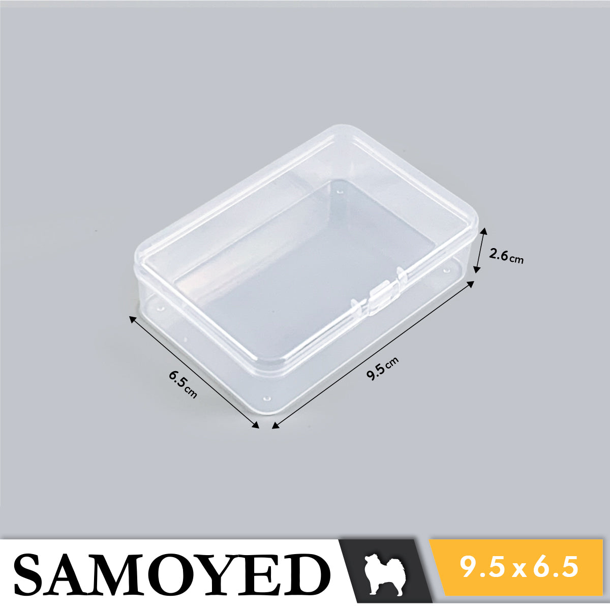 Plastic Box Samoyed SH 95 x 65 x 26 mm