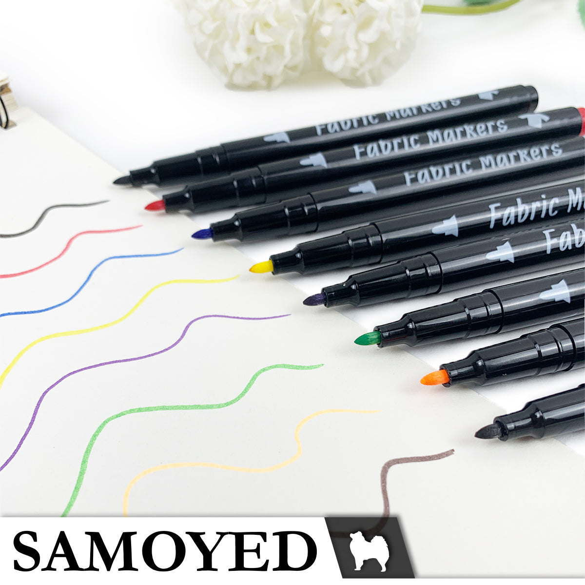 Fabric Marker Samoyed PMK-FB59