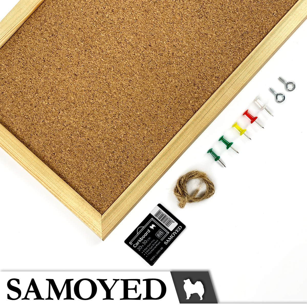 Corkboard Samoyed CKBD-L 20 x 30 cm