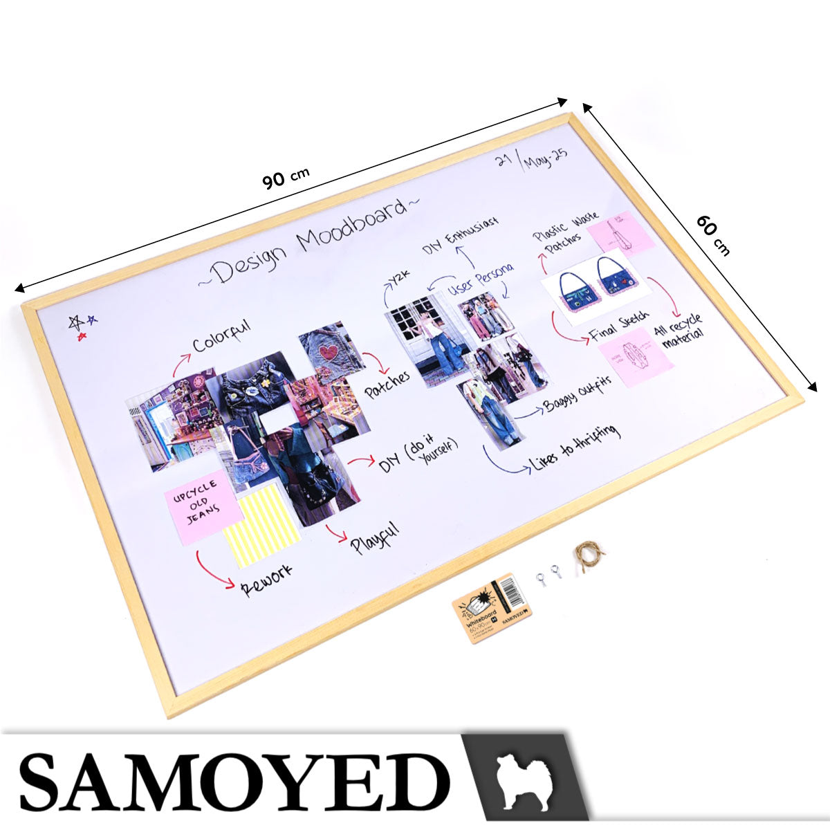 Whiteboard Samoyed WRBD-M-LW-6090