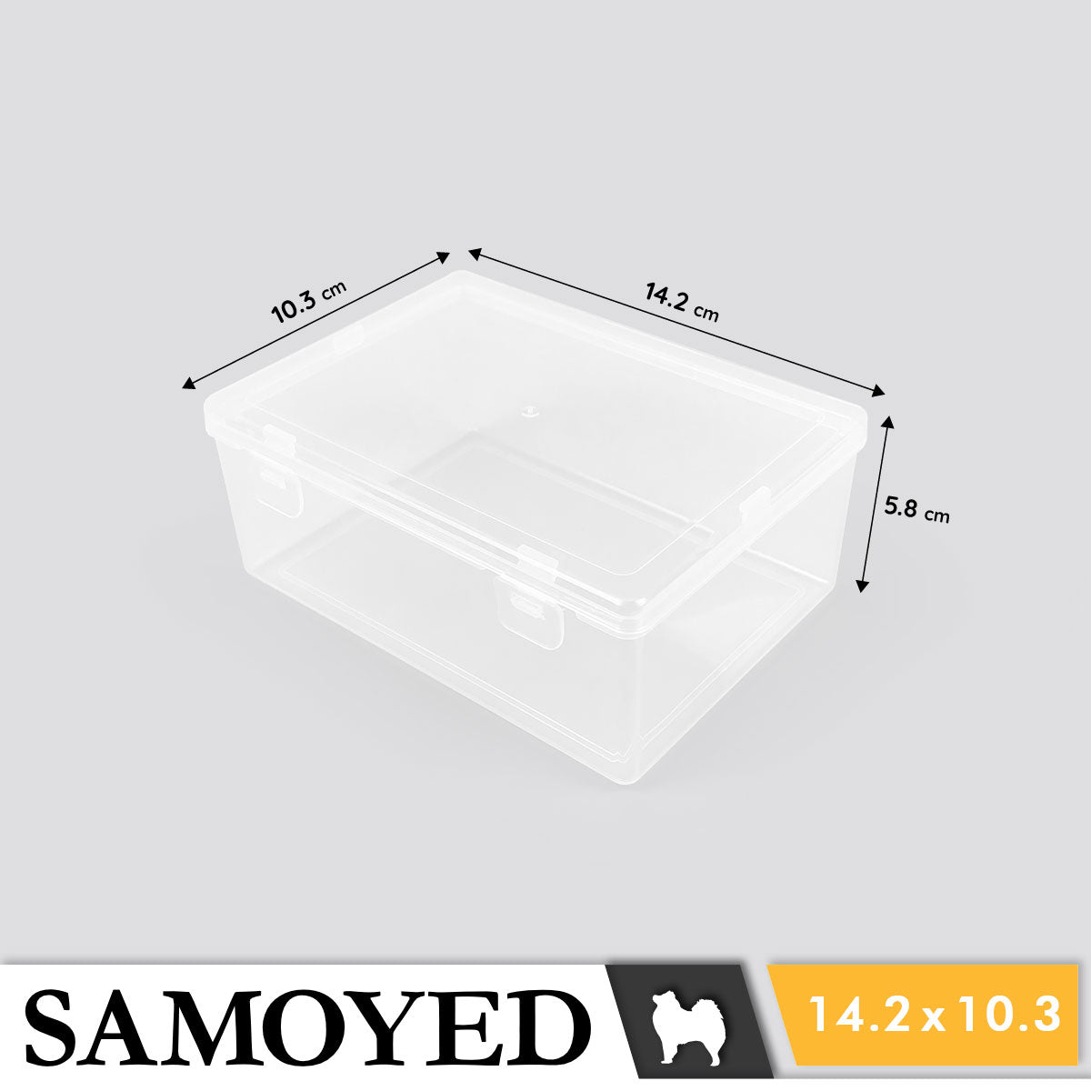 Plastic Box Samoyed SW 142 x 103 x 58 mm