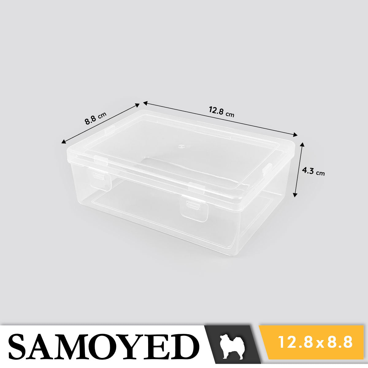 Plastic Box Samoyed SW 128 x 88 x 43 mm