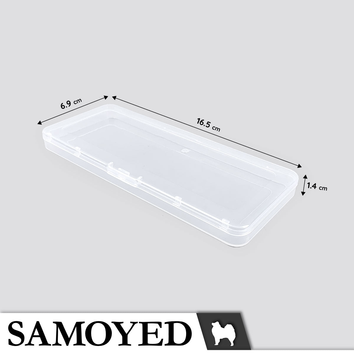 Plastic Box Samoyed SJ 165 x 69 x 14 mm