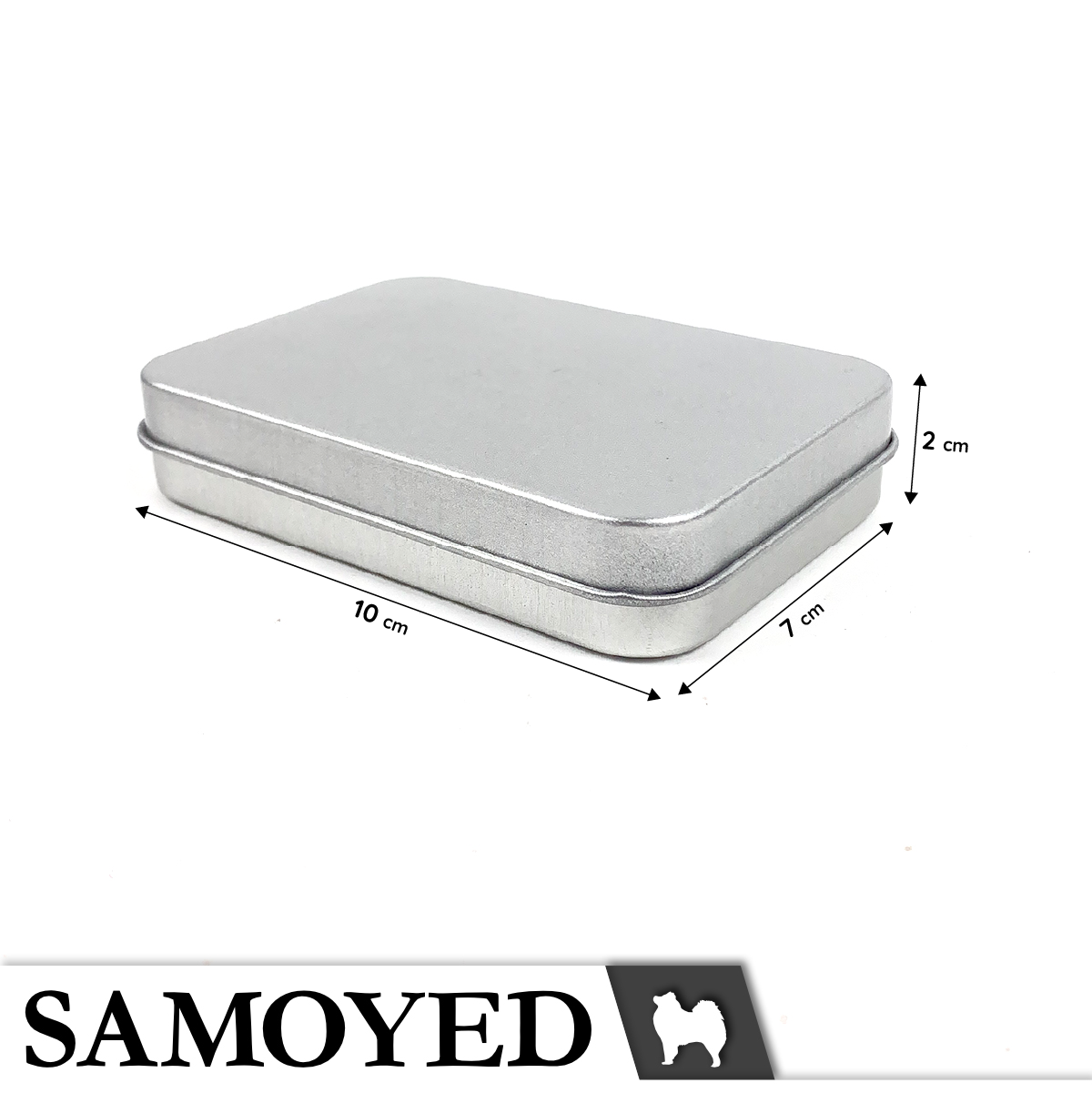 Tinplate Box Samoyed TNPX-A 100 x 70 x 20 mm