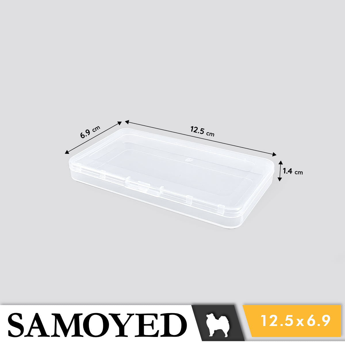 Plastic Box Samoyed SJ 125 x 69 x 14 mm