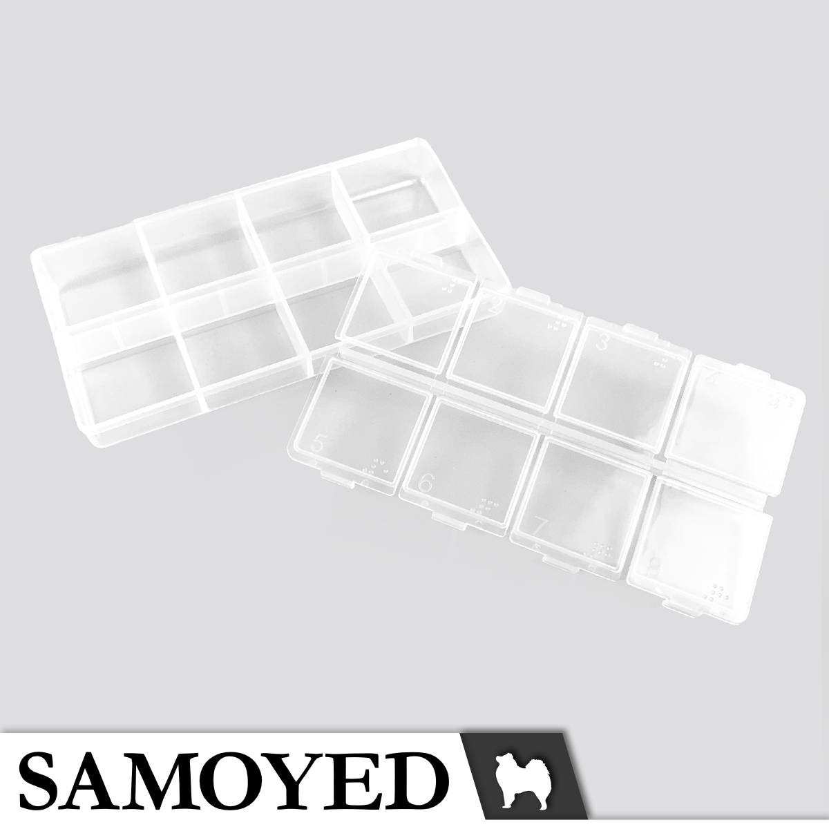 Plastic Box Samoyed LN8-107