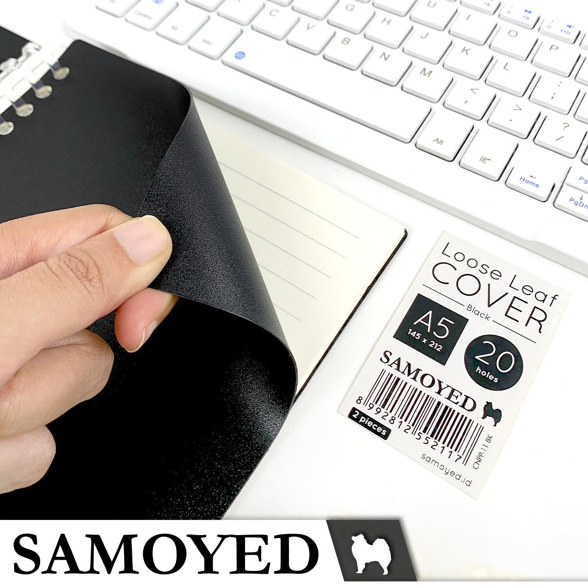 Loose Leaf Cover A5 Samoyed CNPP-11