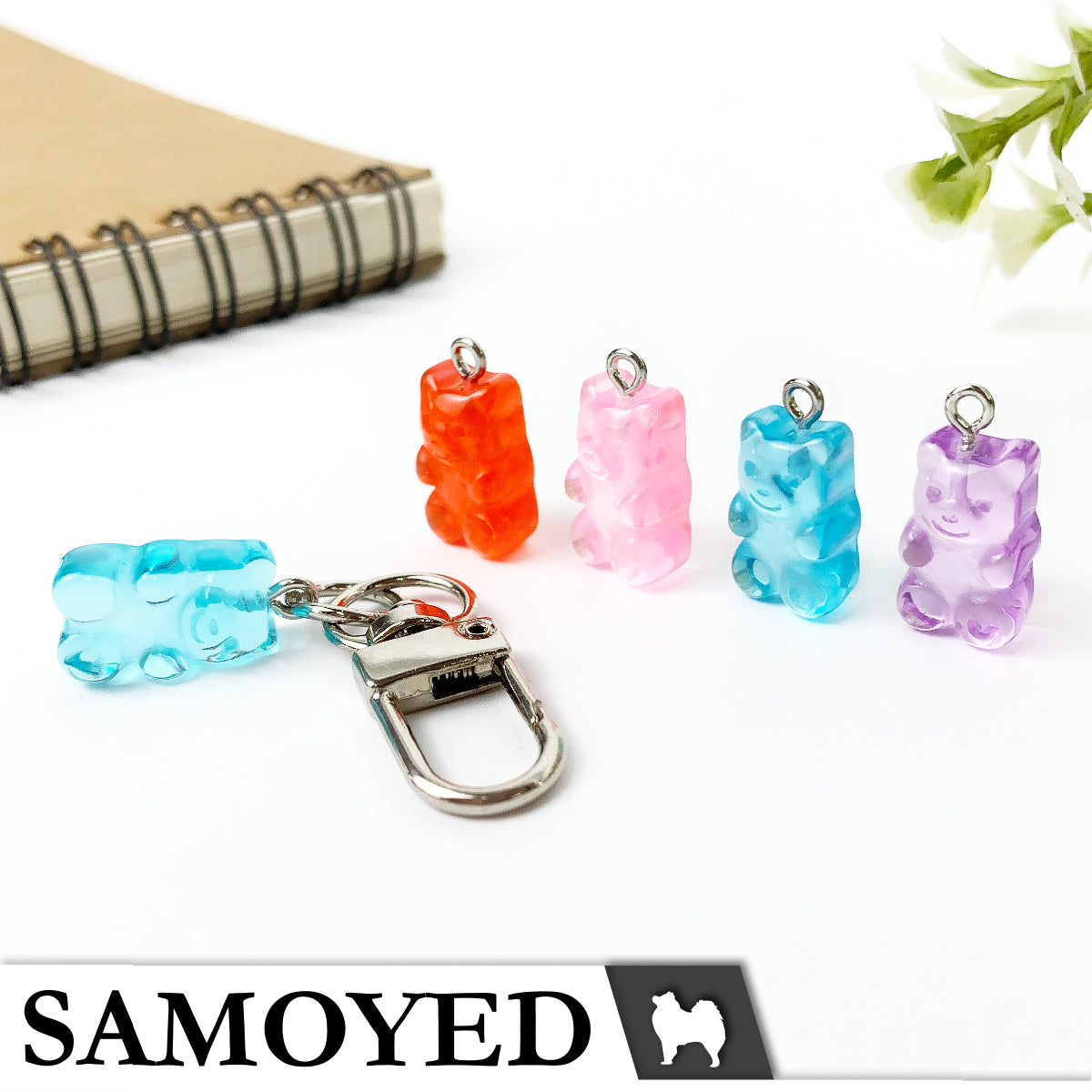 Accessory Charm Samoyed CHRM-PD-GMB1
