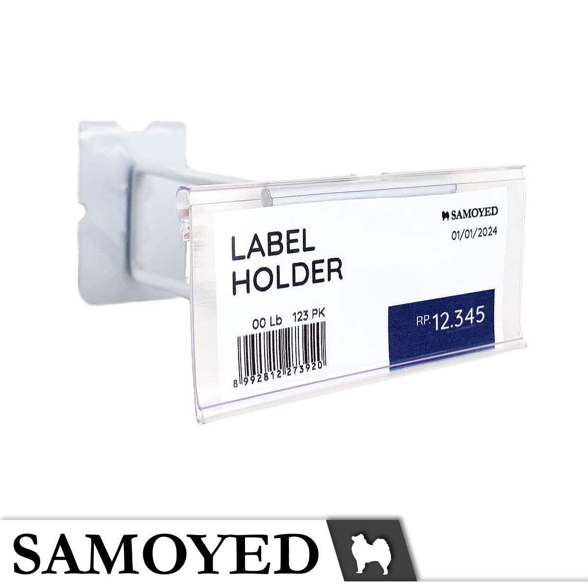 Label Holder Samoyed LBHL-HG