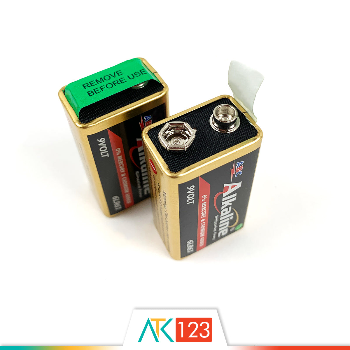 Battery ABC Alkaline 9V/6LR61 1B