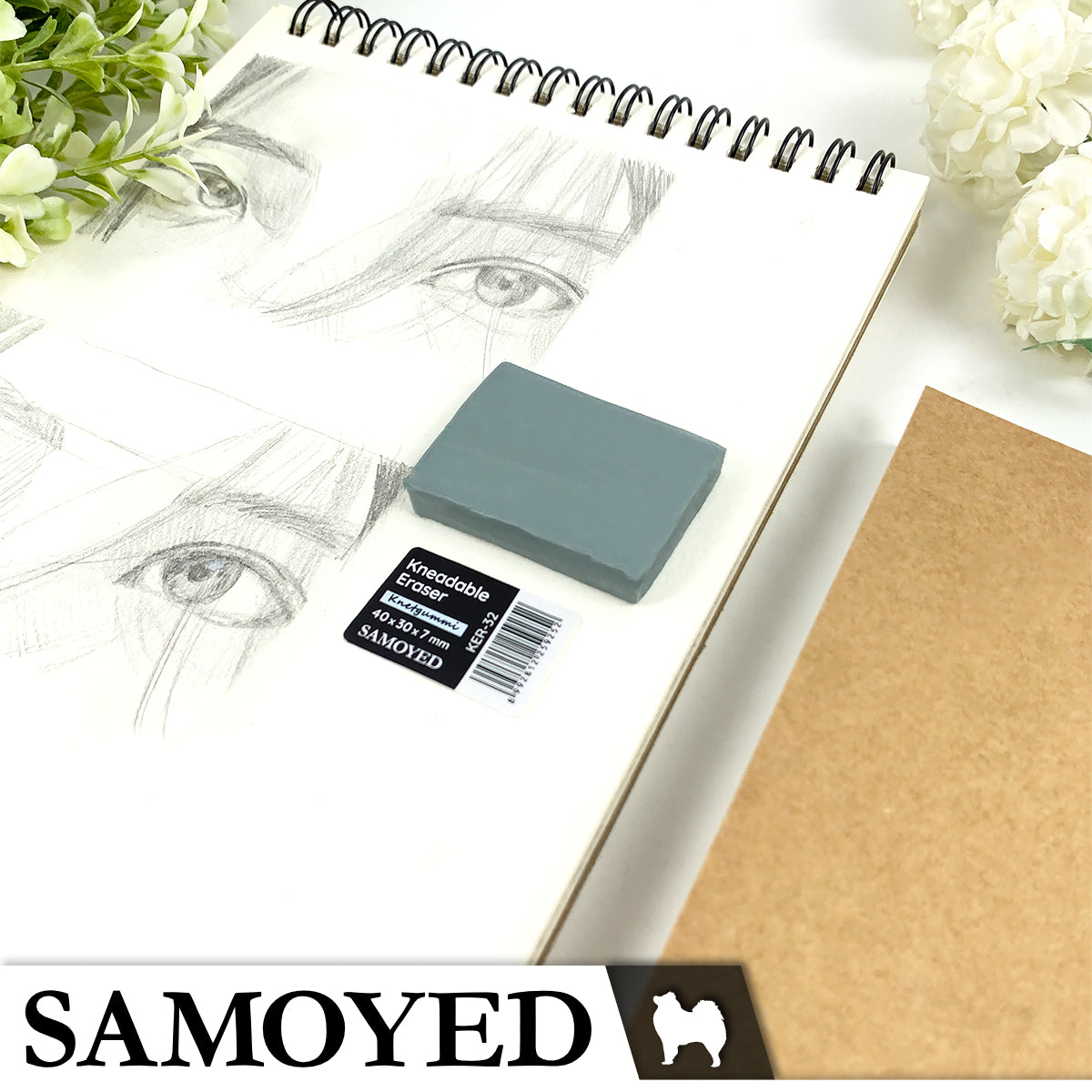 Kneadable Eraser Samoyed KER-32