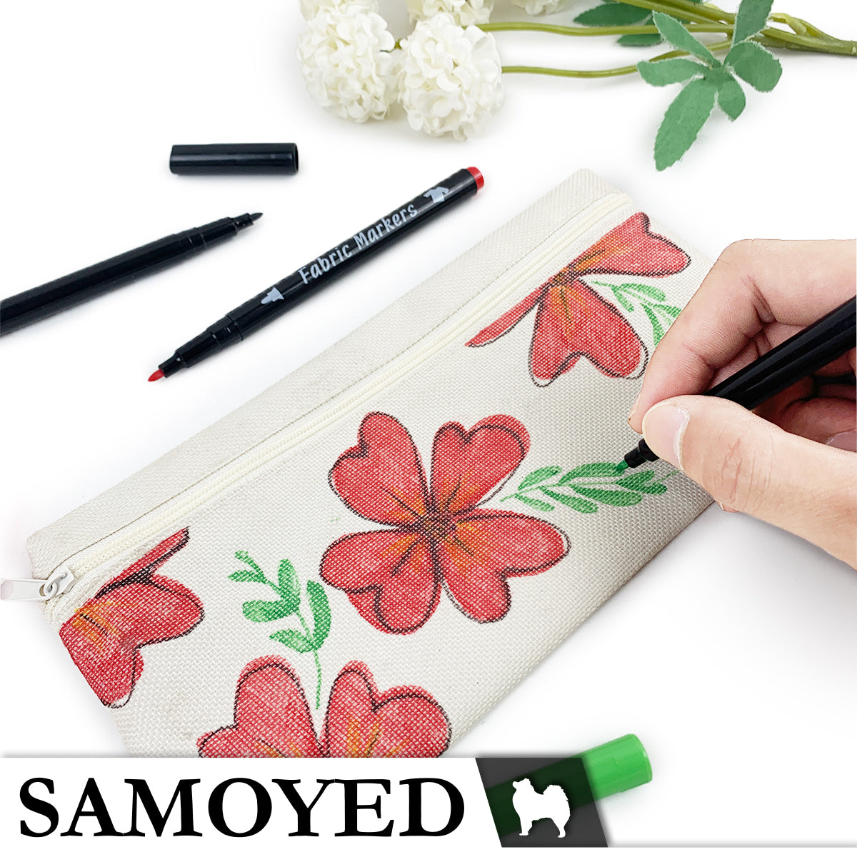 Fabric Marker Samoyed PMK-FB59