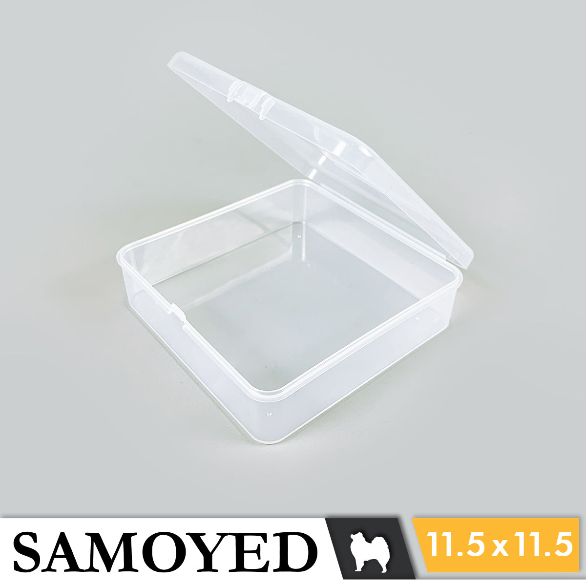 Plastic Box Samoyed SE 115 x 115 x 36 mm