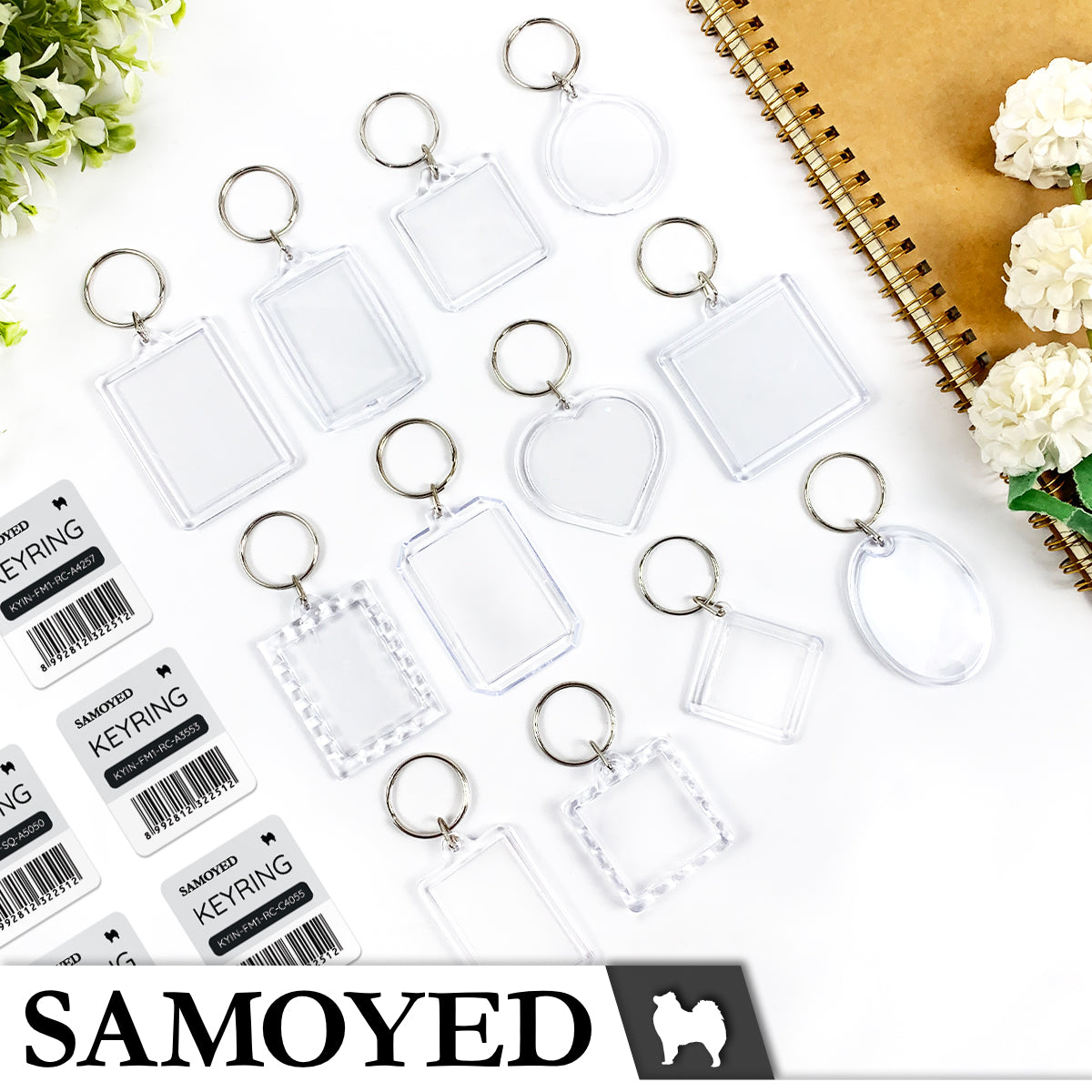 Keyring Samoyed KYIN-FM1