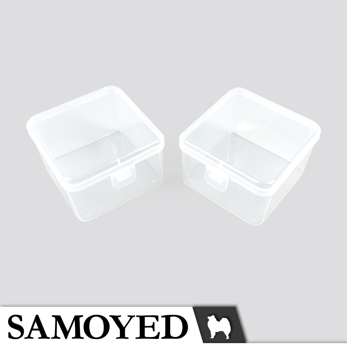Plastic Box Samoyed SG 84 x 84 x 54 mm