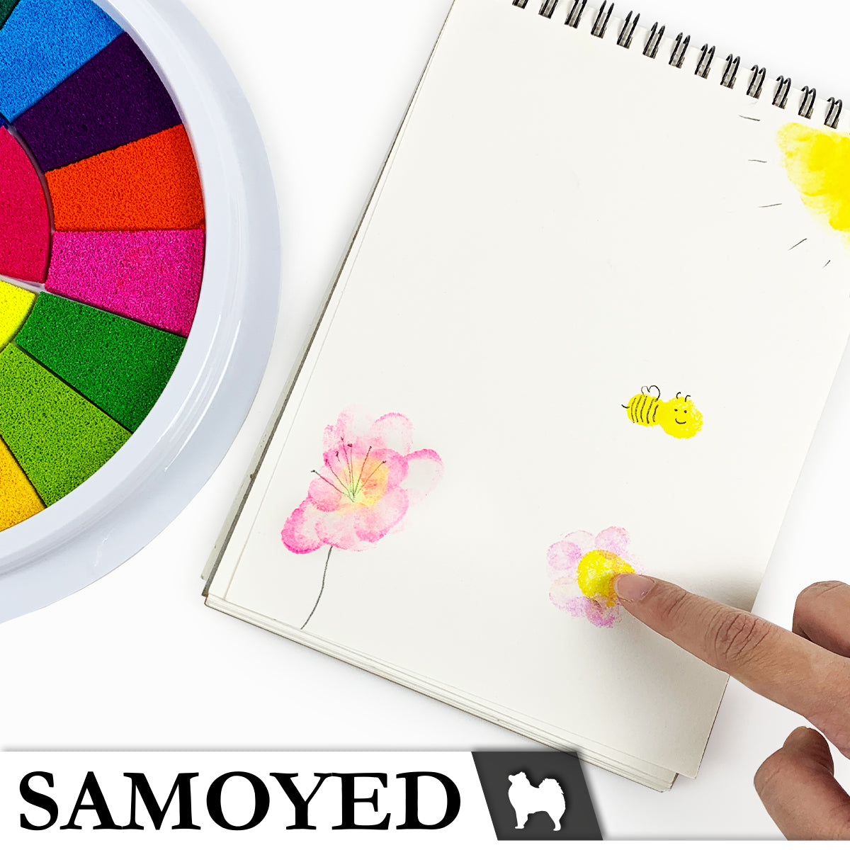 Washable Paint Pad Samoyed WPD