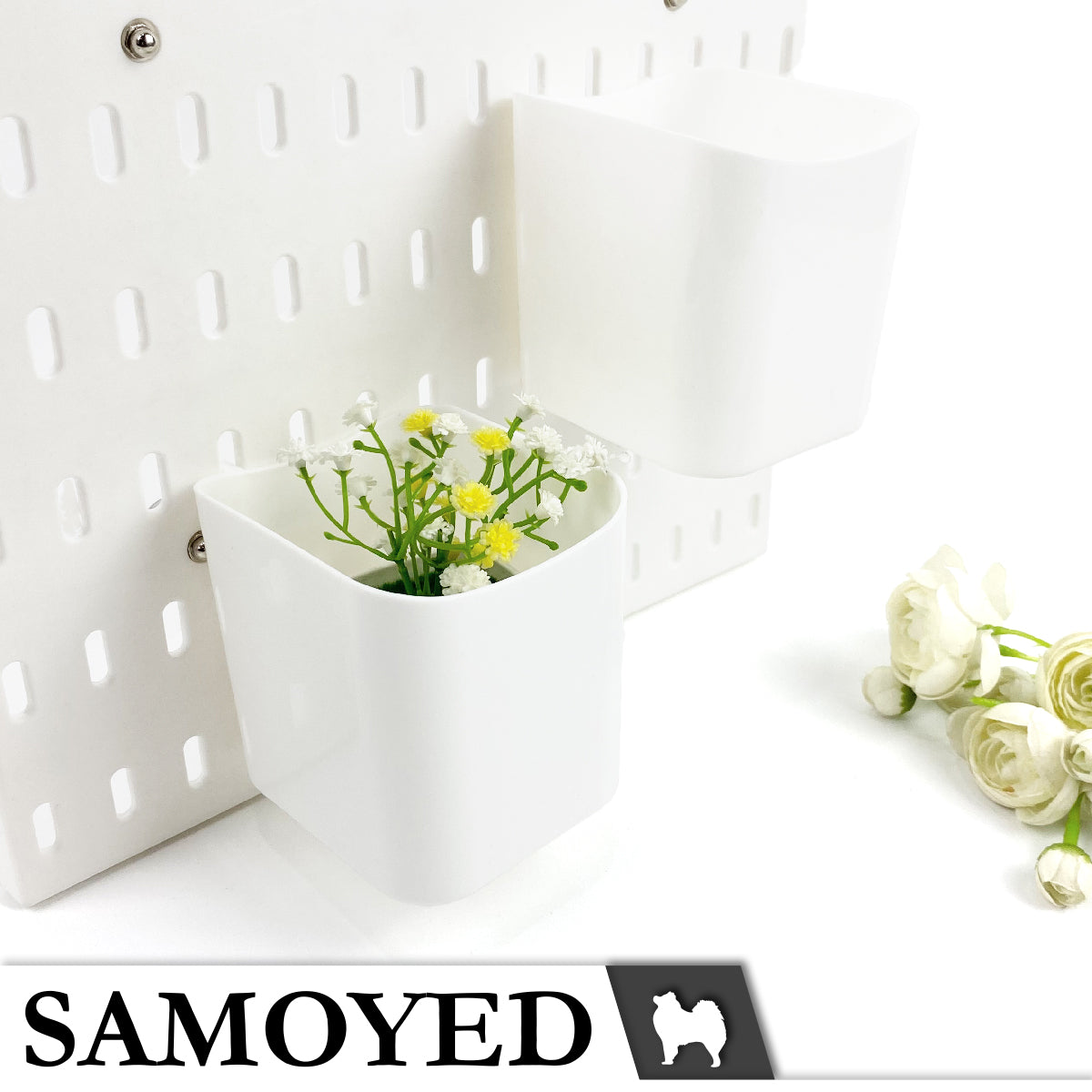 Pegboard Container Samoyed 97 x 75 x 85 mm