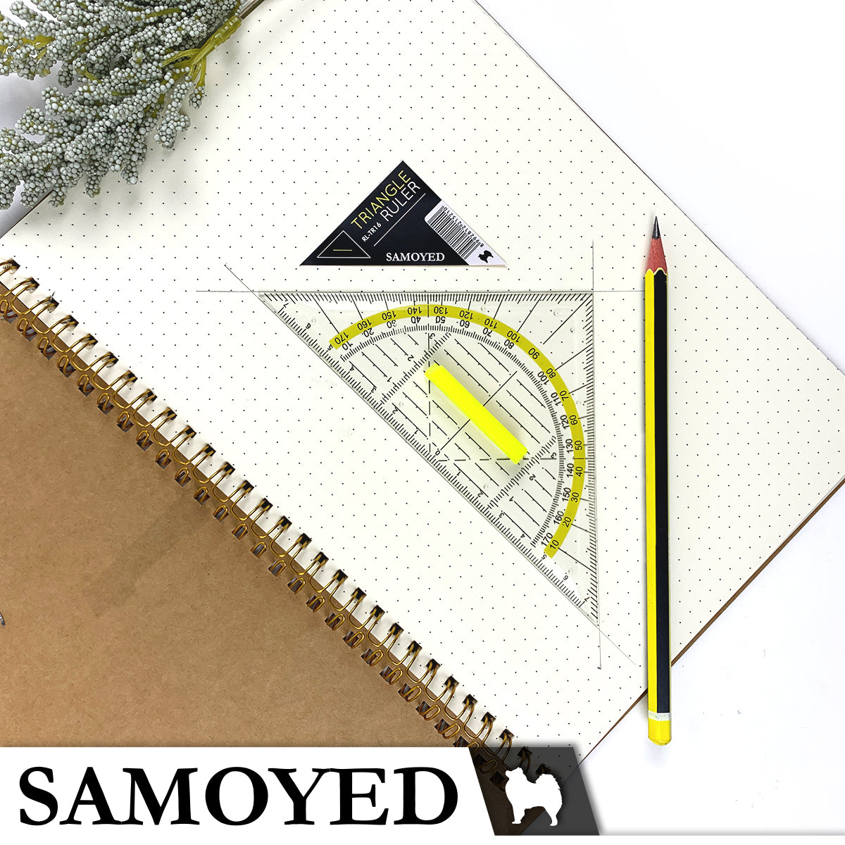 Triangle Ruler Samoyed RL-TR