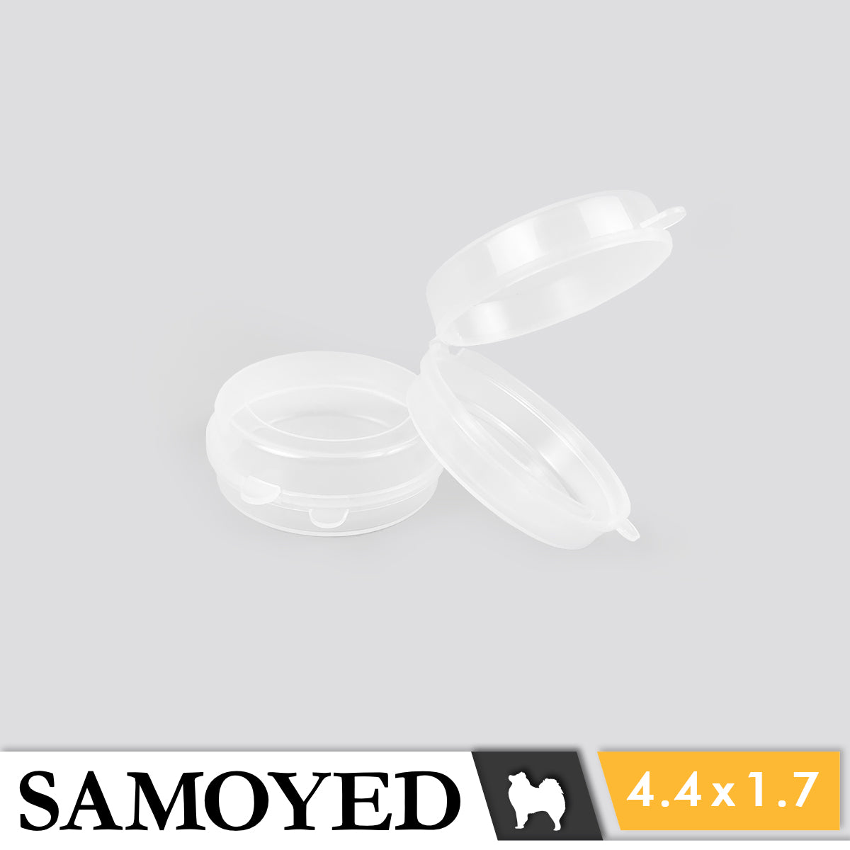 Plastic Cylinder Samoyed LC 44 x 17 mm