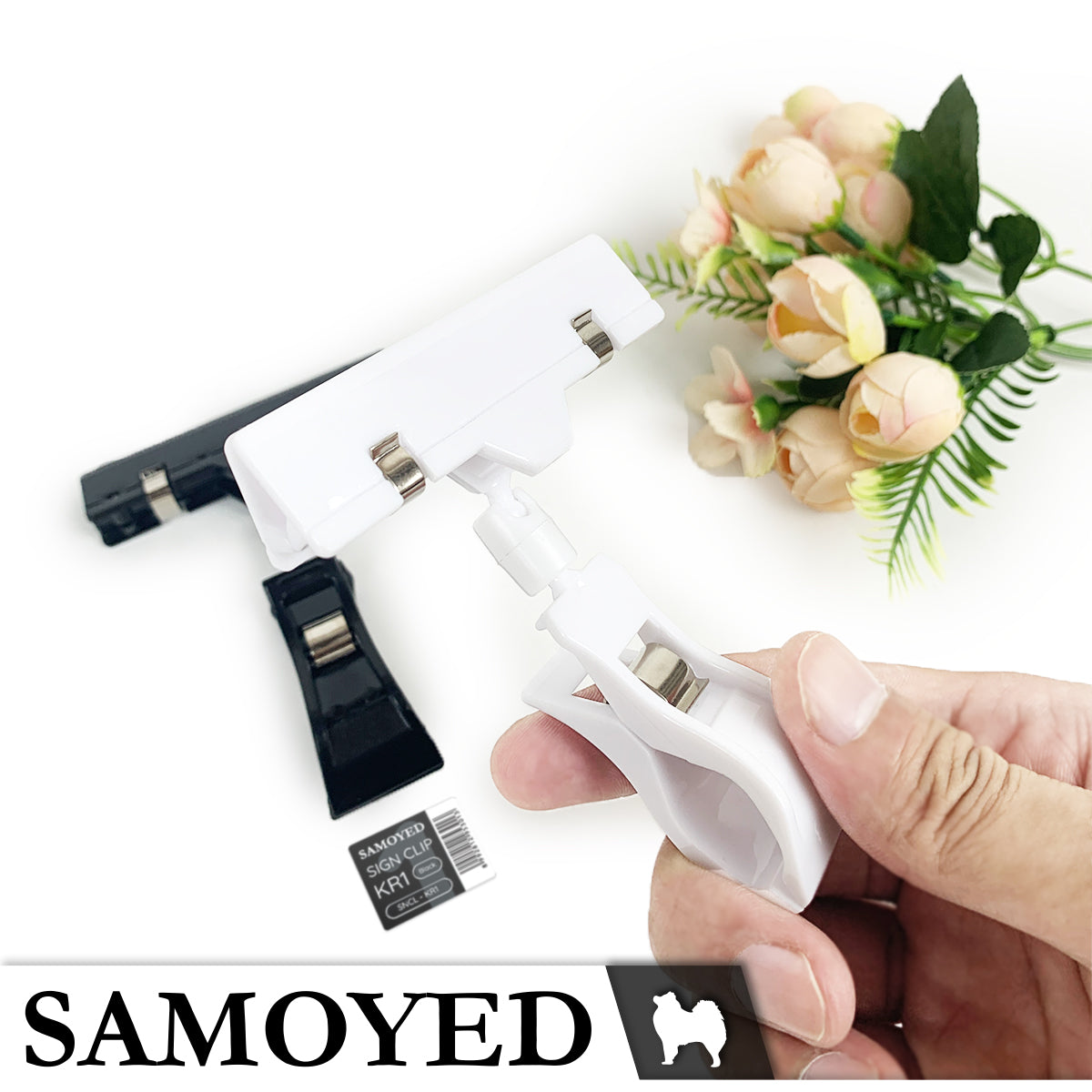 Sign Clip Samoyed SNCL-KR1