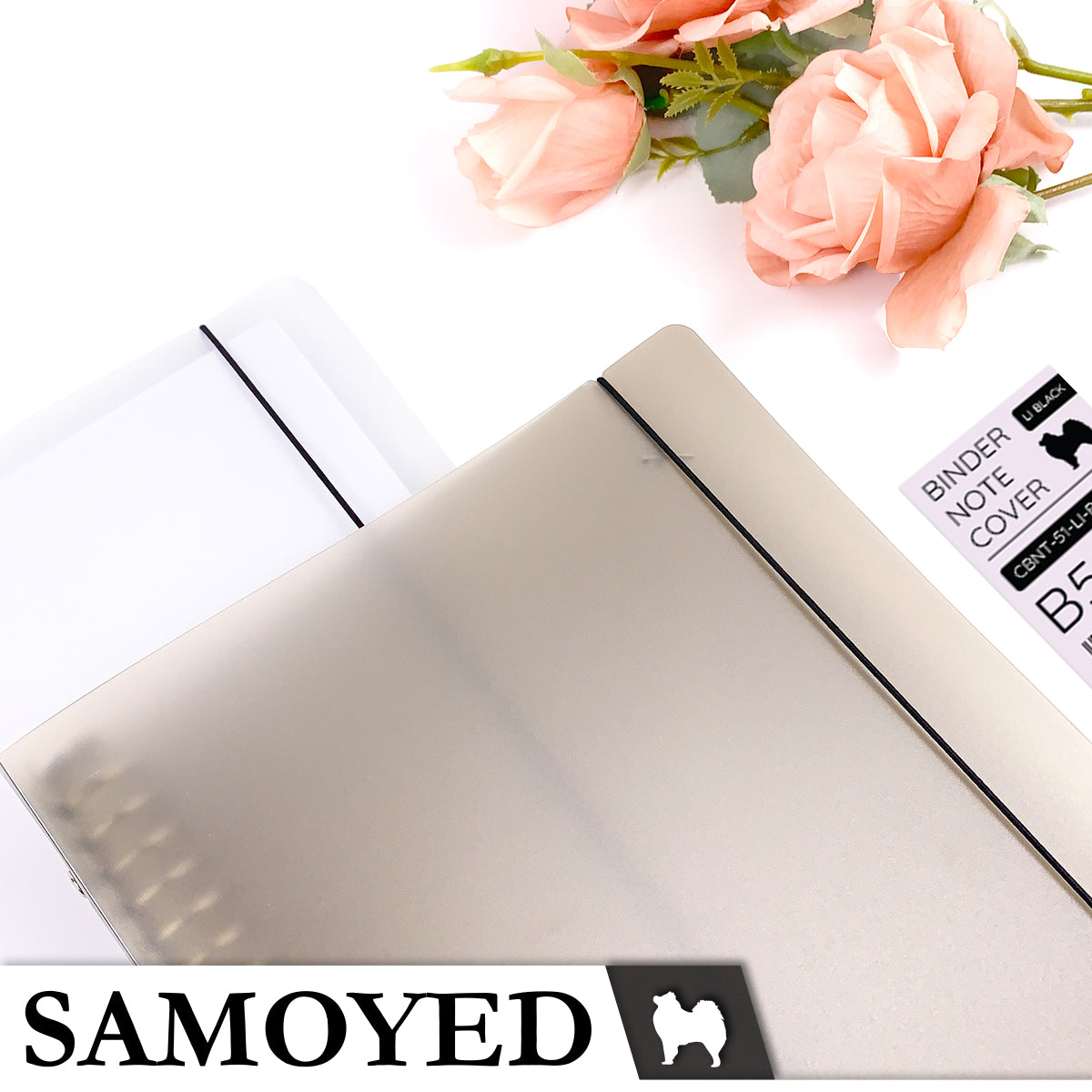 Binder Note Cover B5 Samoyed CBNT-51