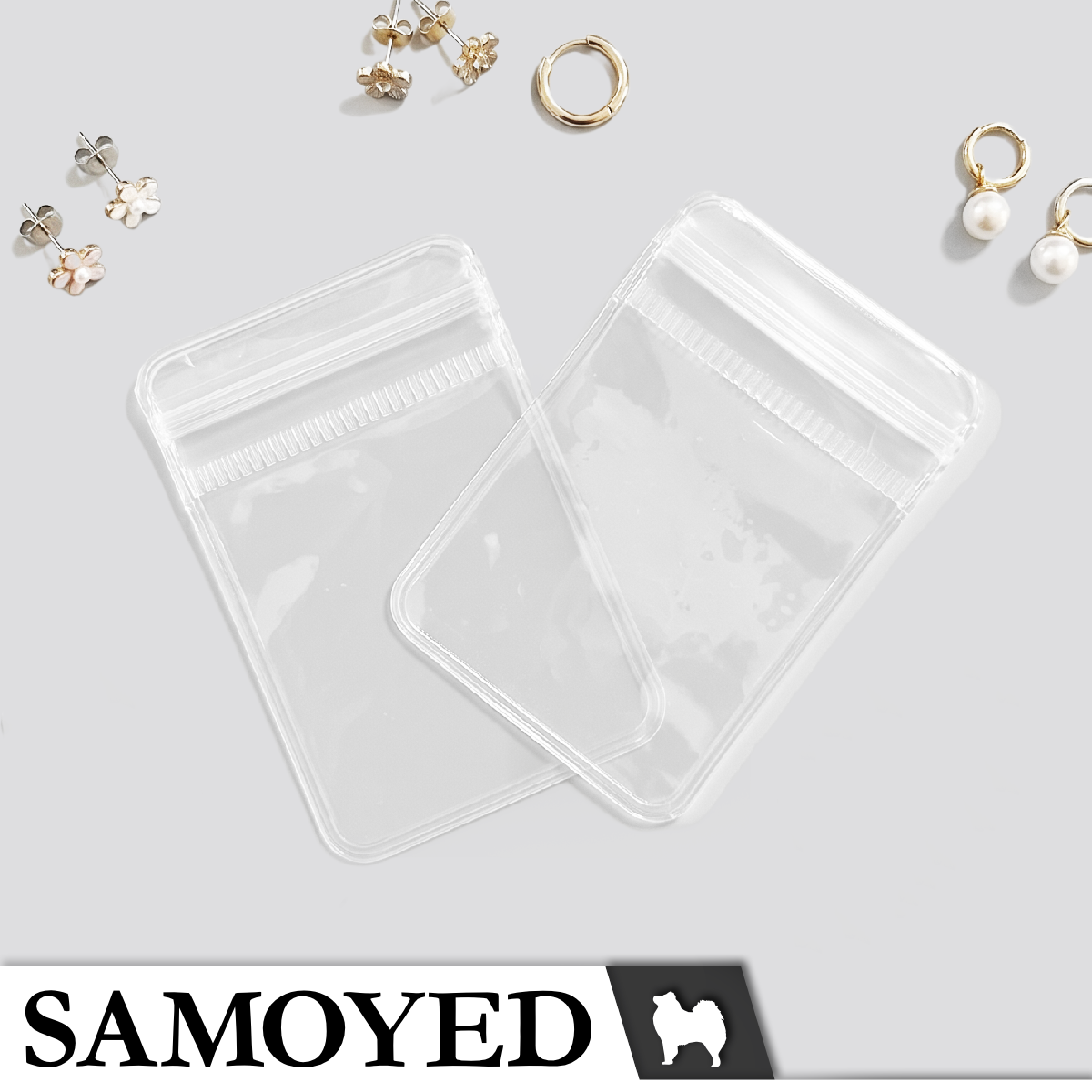 Plastic Zipper Bag Samoyed BZ-BI