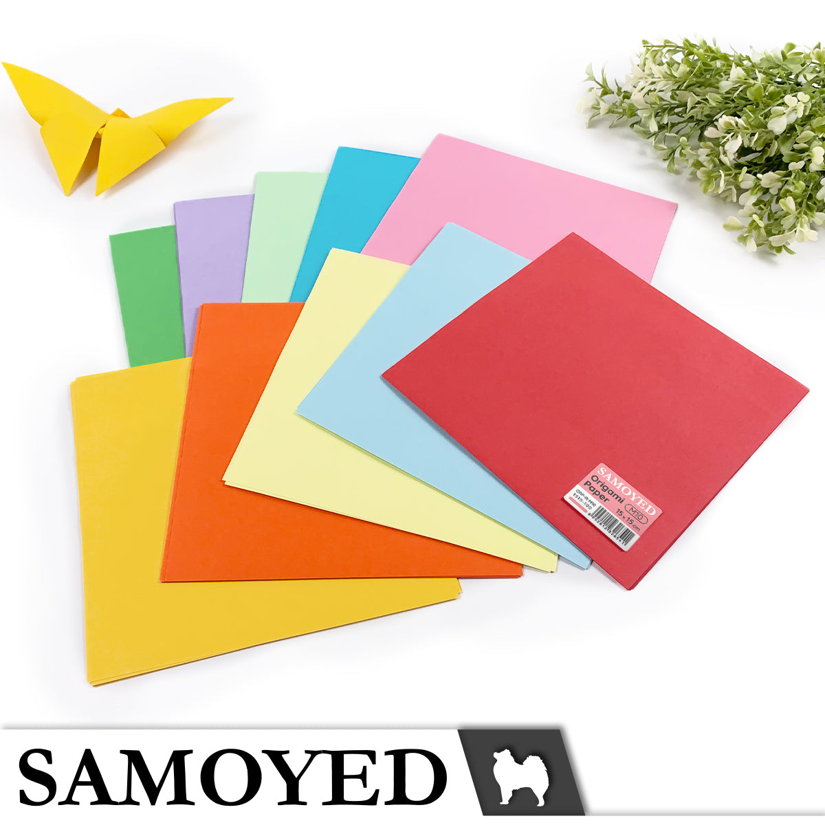 Origami Paper Samoyed ORP-R 15 x 15 cm 100 Sheets