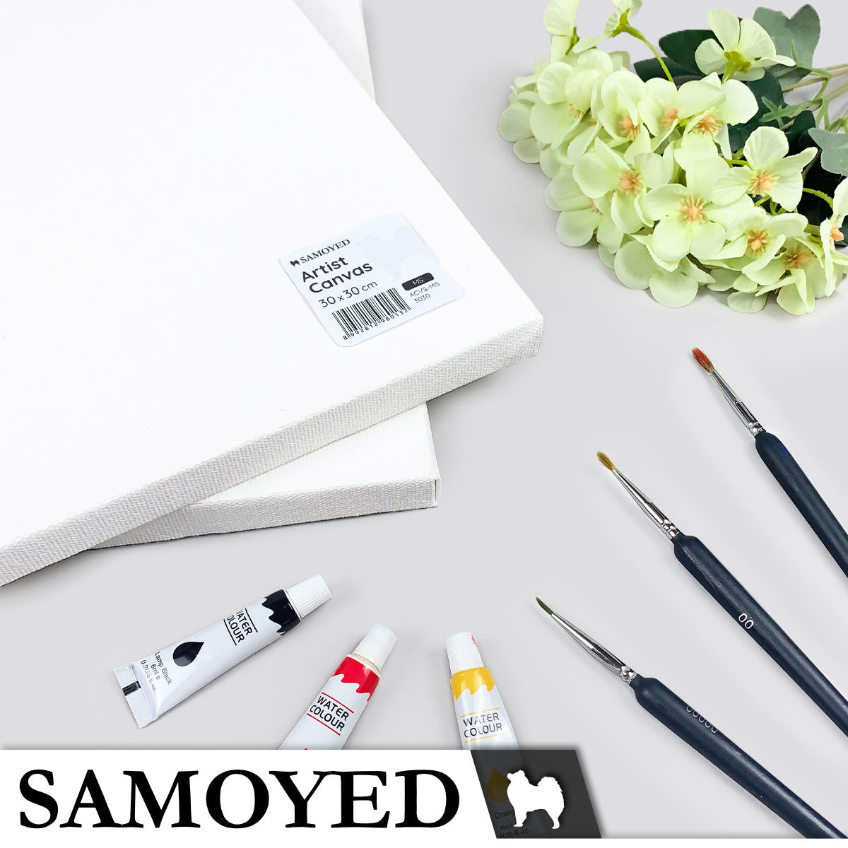 Artist Canvas Samoyed MS 30 x 30 cm
