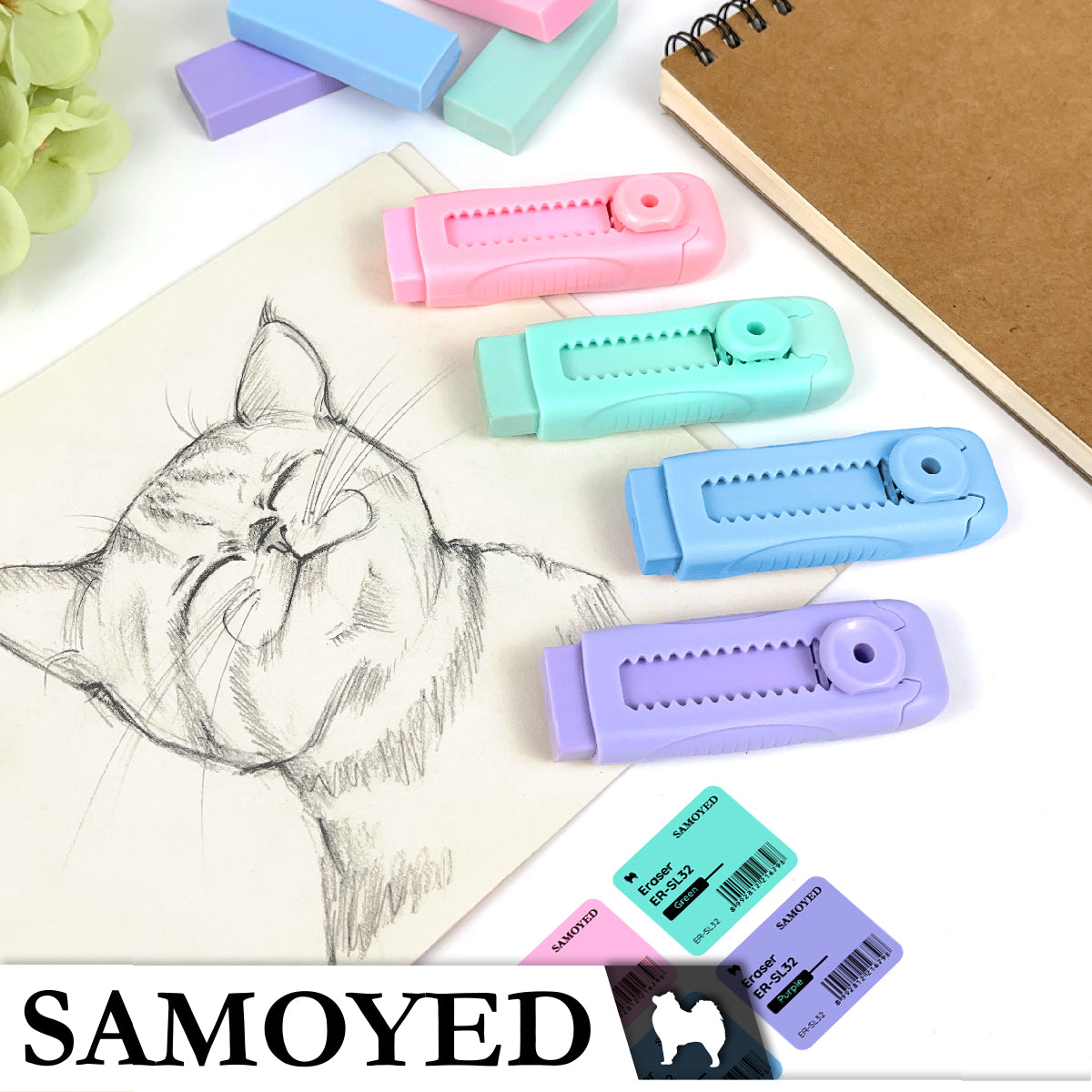 Eraser Samoyed ER-SL32