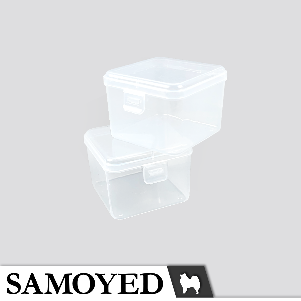 Plastic Box Samoyed SG 74 x 74 x 54 mm