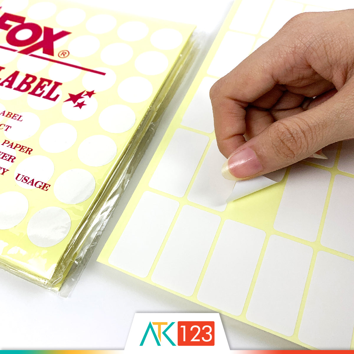 Kertas Sticker Fox