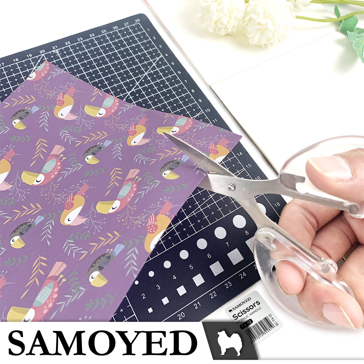 Scissors Samoyed SC-T4-12