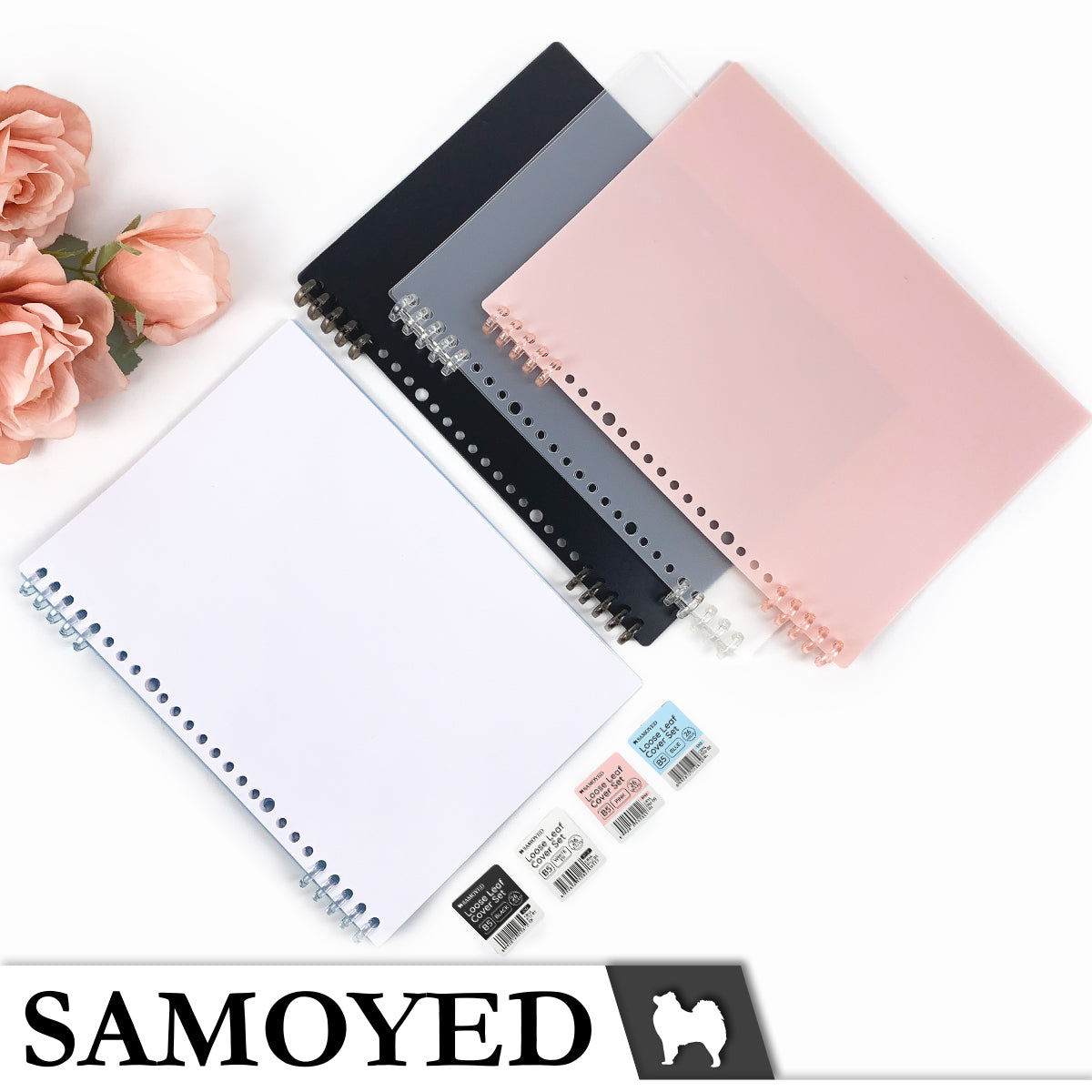Loose Leaf Cover Set B5 Samoyed CNPS-EN2-B5