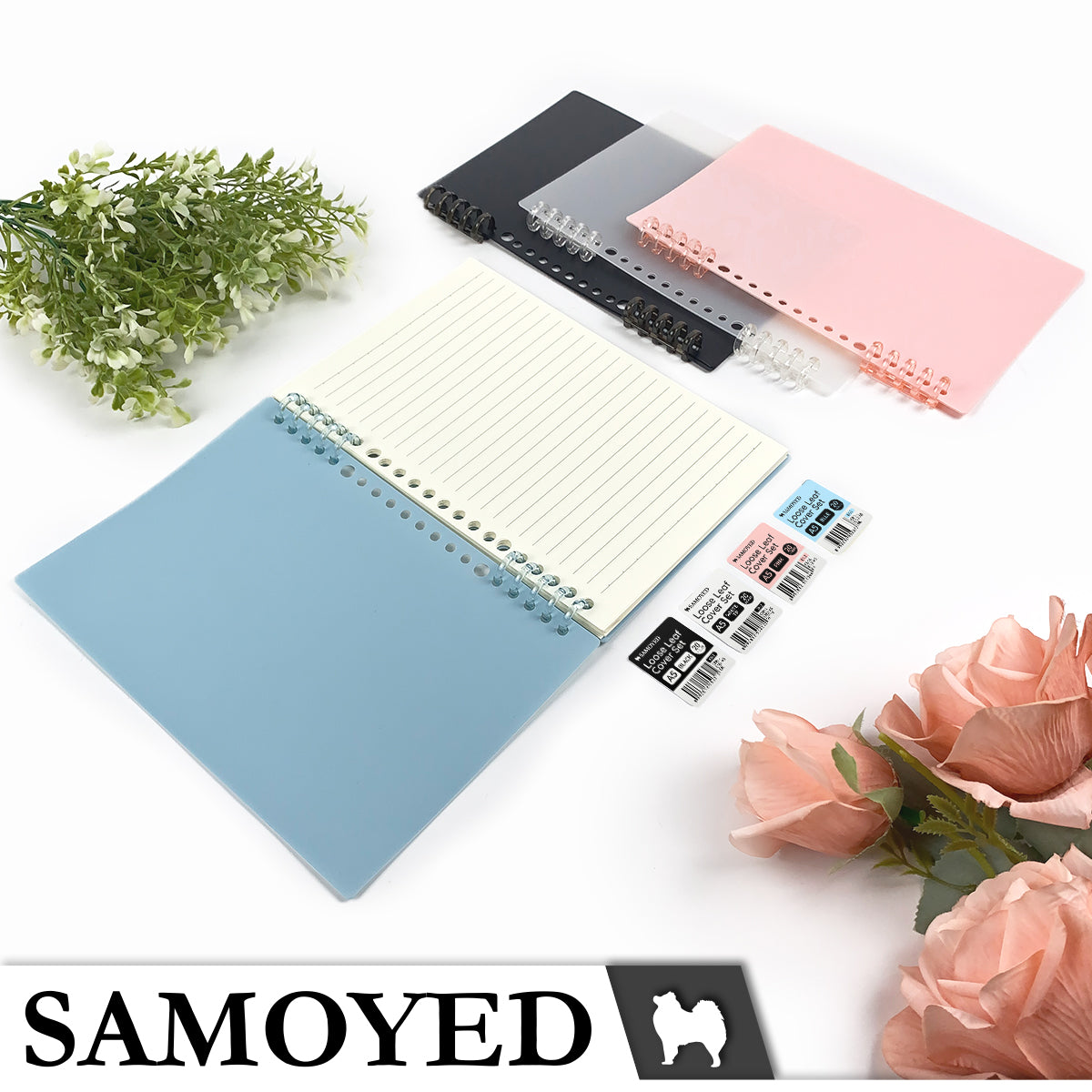 Loose Leaf Cover Set A5 Samoyed CNPS-EN2-A5