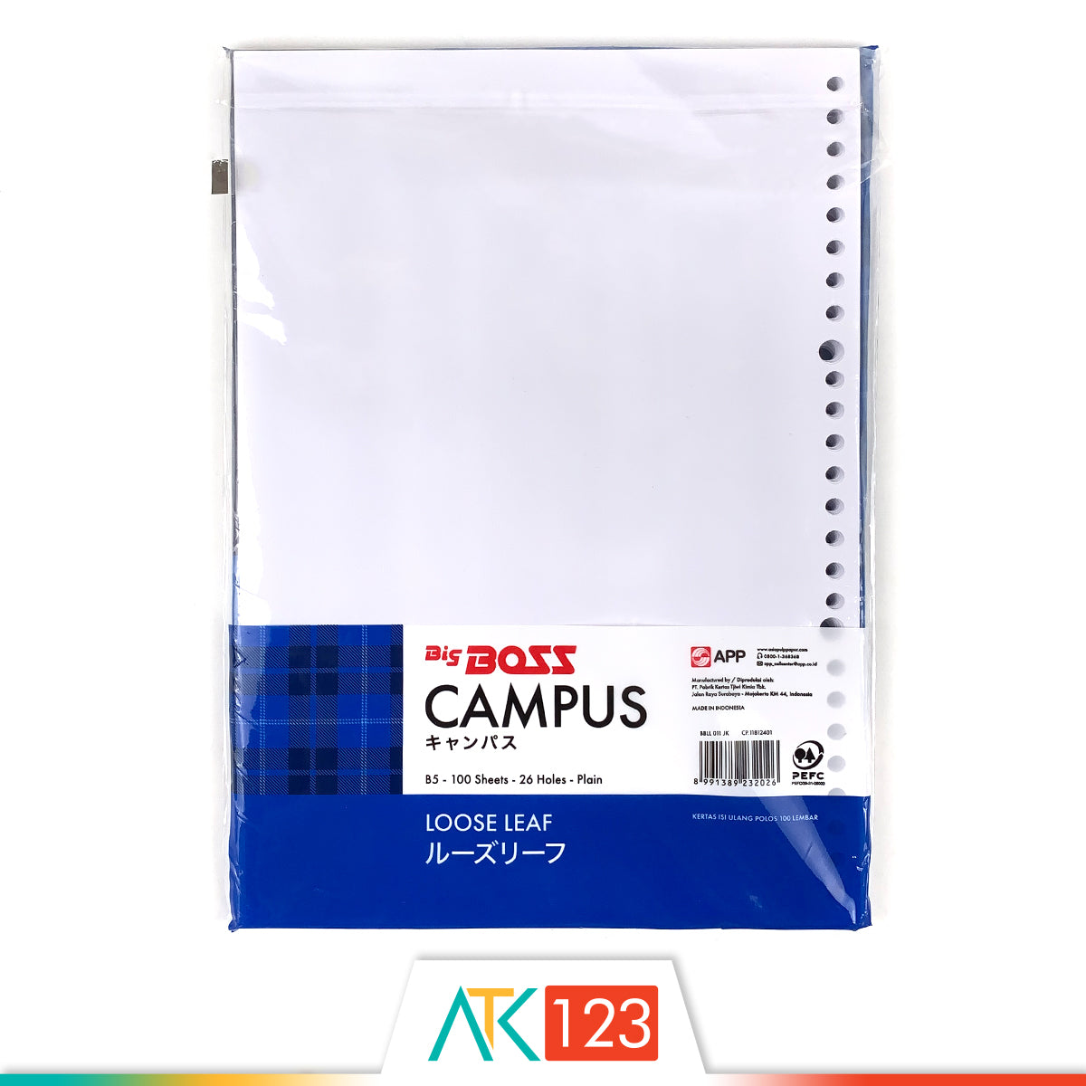 Loose Leaf Big Boss B5 100 lbr Polos