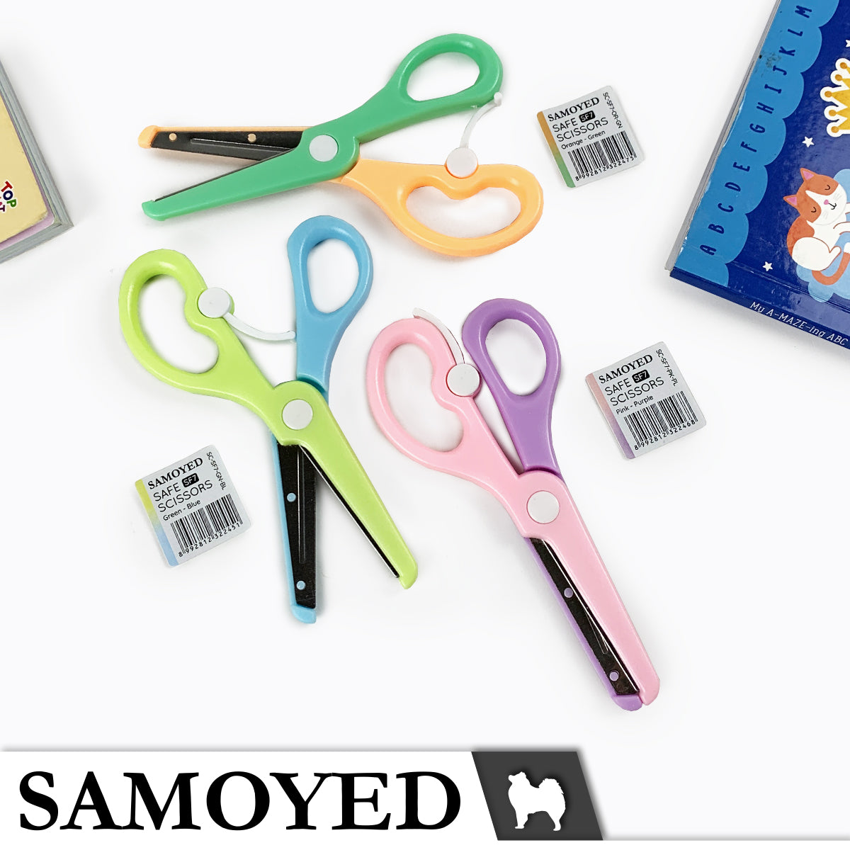 Safety Scissors Samoyed SC-SF7