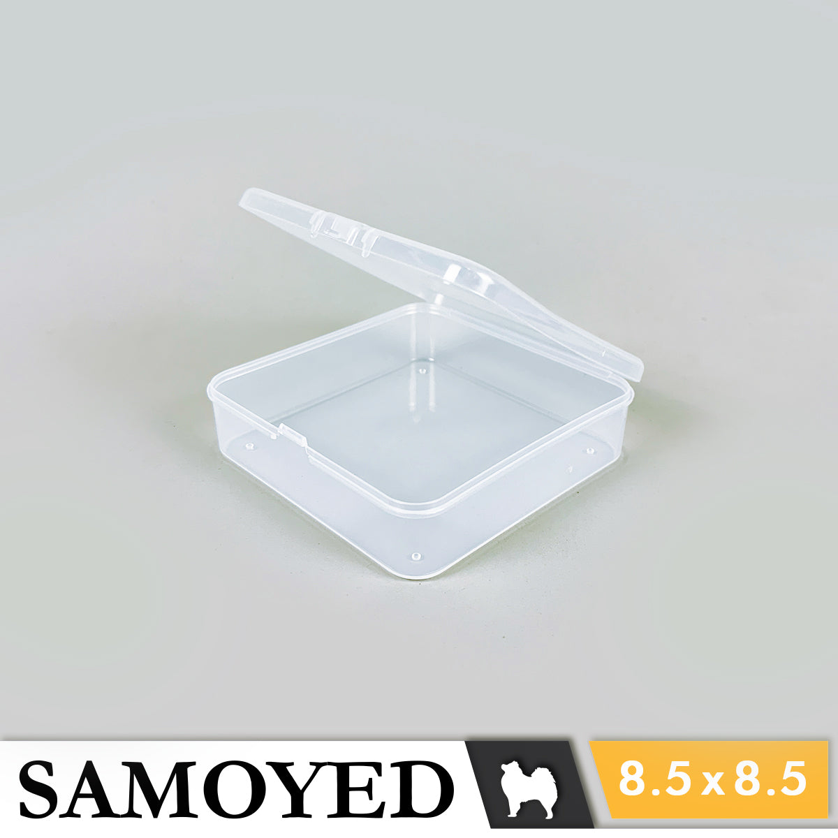 Plastic Box Samoyed SE 85 x 85 x 25 mm