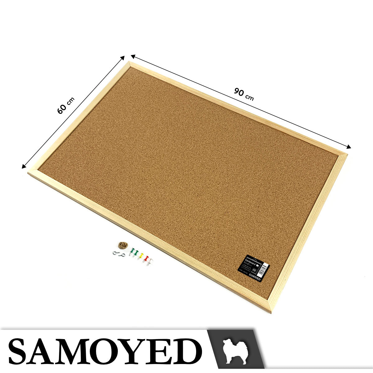 Corkboard Samoyed CKBD-L 60 x 90 cm