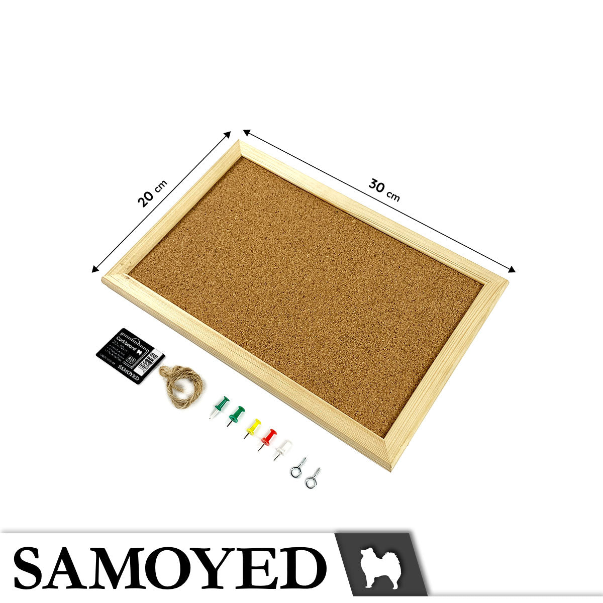 Corkboard Samoyed CKBD-L 20 x 30 cm