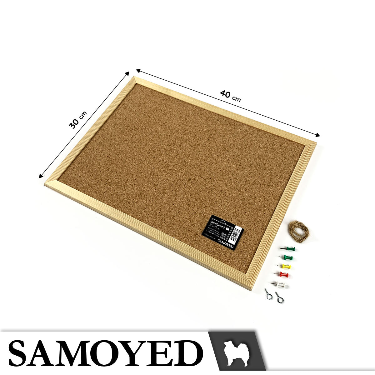 Corkboard Samoyed CKBD-L 30 x 40 cm